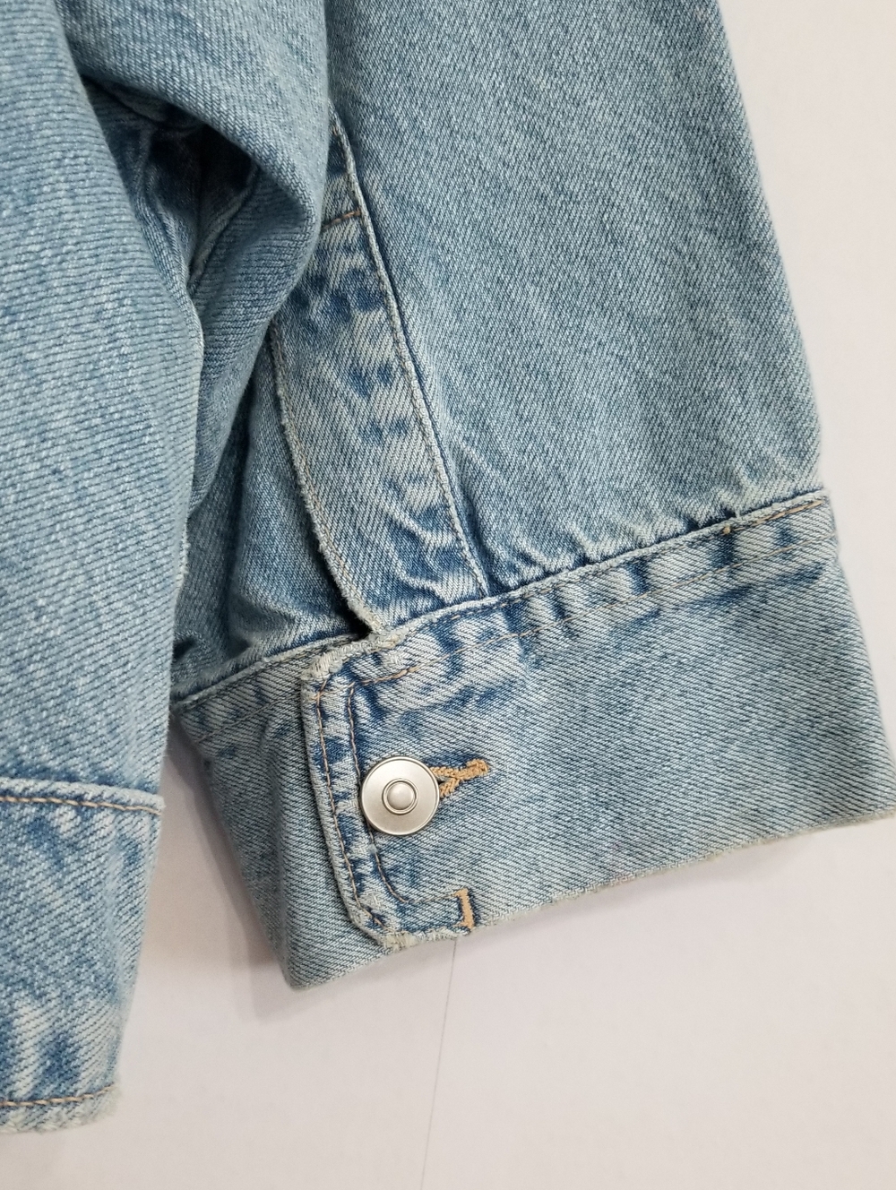 Zara Light Blue Boxy Cropped Denim Jacket - Picture 4 of 8